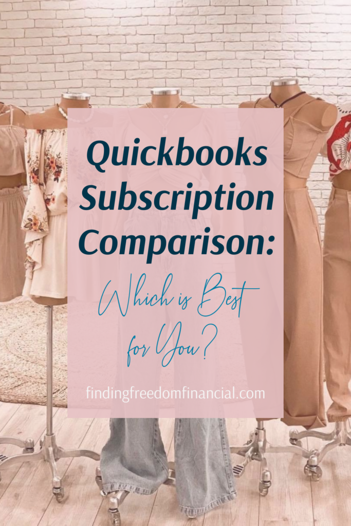 quickbooks subscription comparison